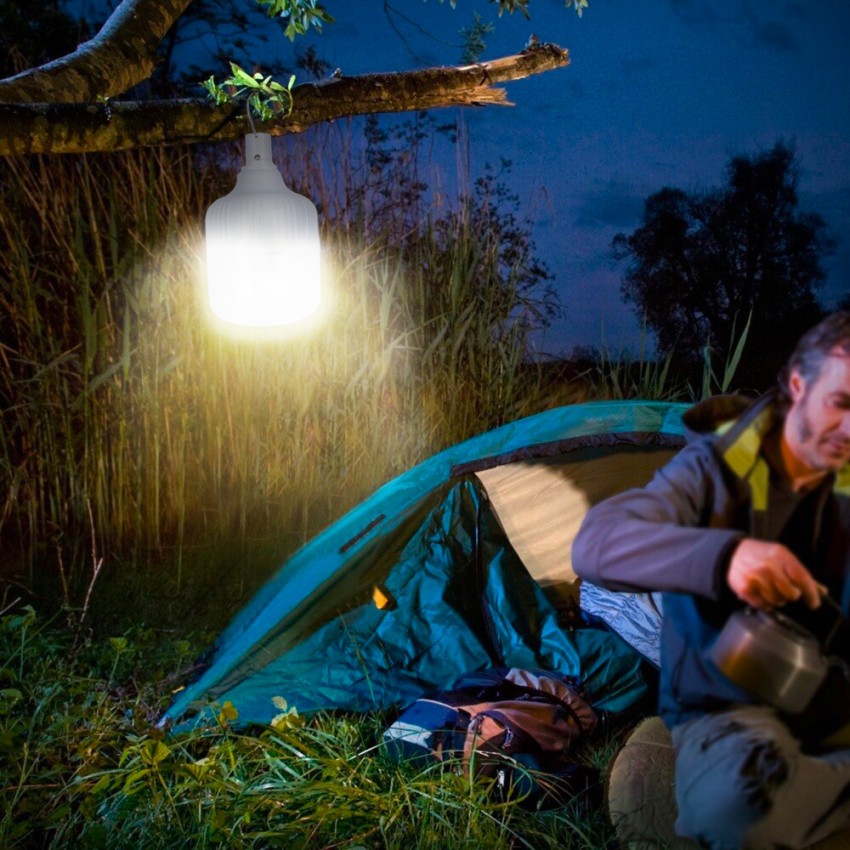 Tragbare 50-W-LED-Campingzeltlampe mit Solarpanel und SunStars-Fernbedienung